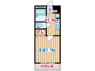 コ－ポアゼリアの物件間取画像